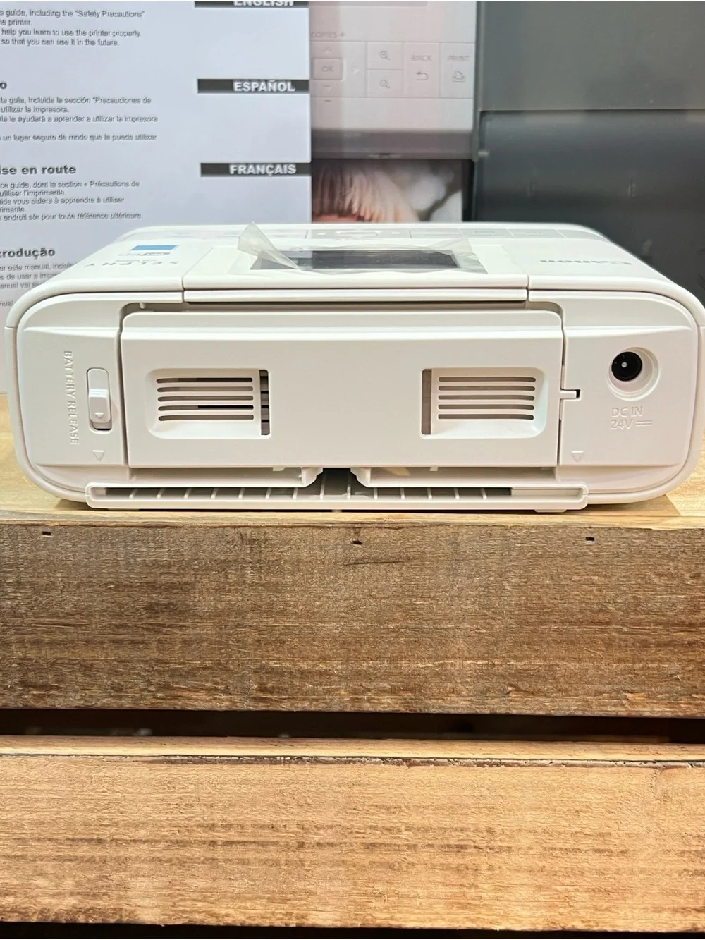 Canon Selphy CP1200 Wireless Portable Color Photo Printer White WIFI